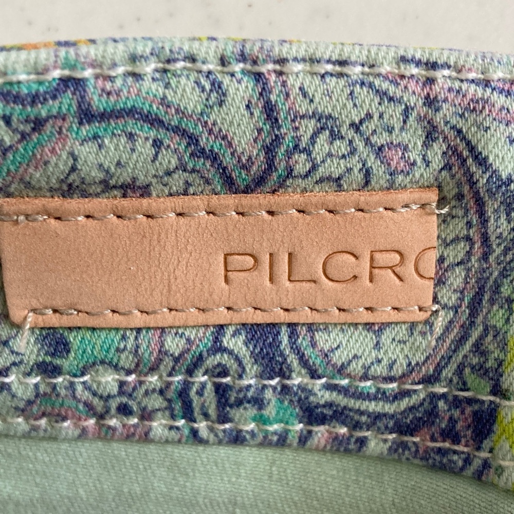 Pilcro Denim Multicolor Paisley Mini Skirt - Picture 2 of 8